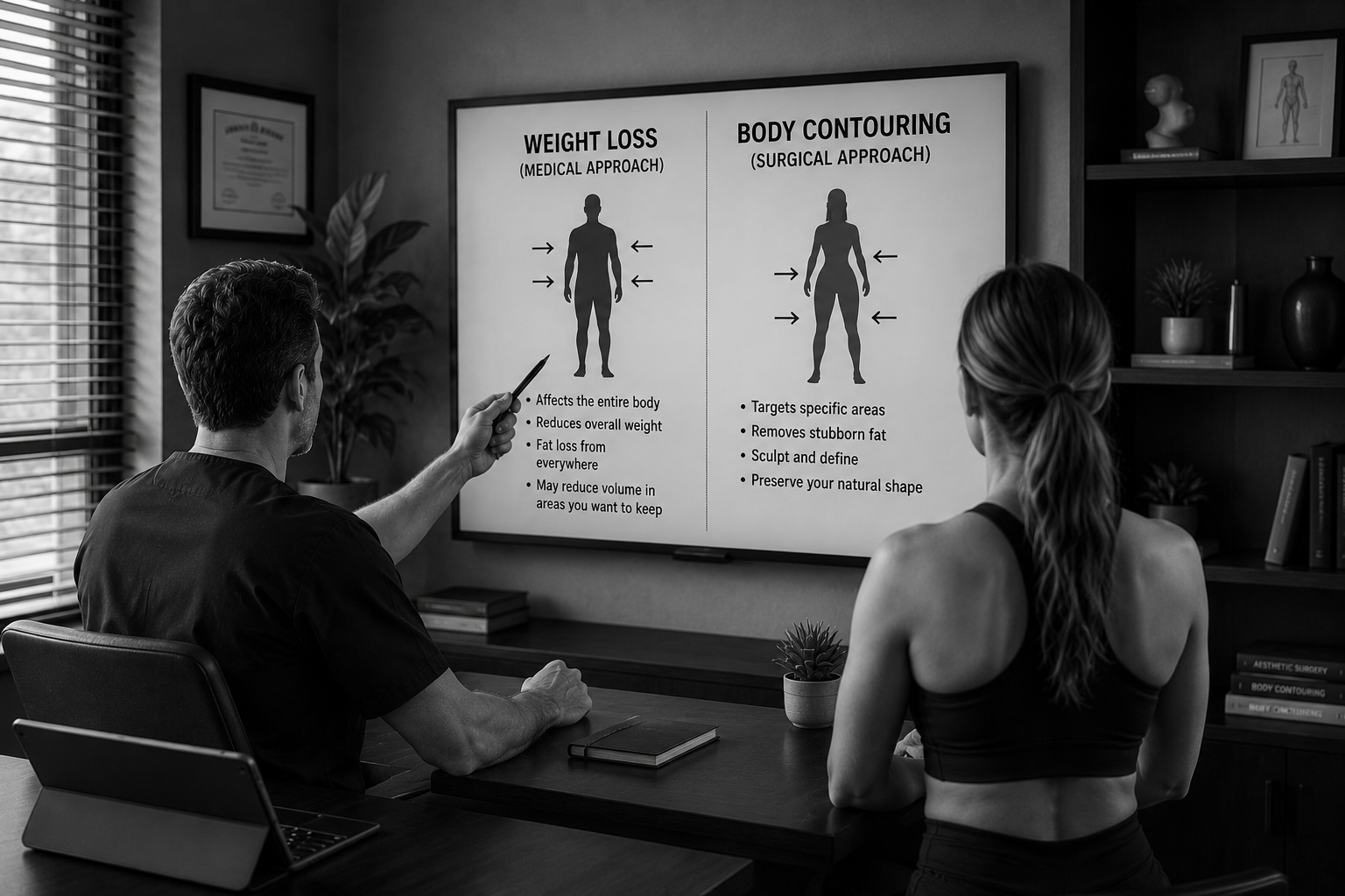 Ozempic Won’t Sculpt You. Liposuction Won’t Slim You. Here’s What Will.
